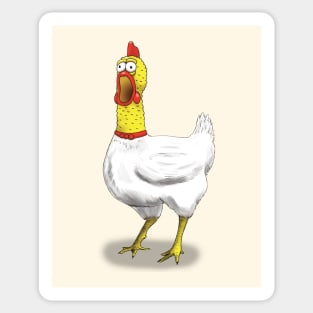 Rubber Headed Chicken Sticker